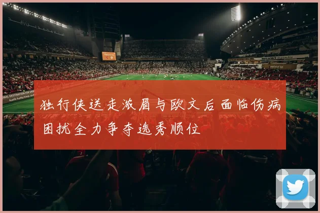 独行侠送走浓眉与欧文后面临伤病困扰全力争夺选秀顺位