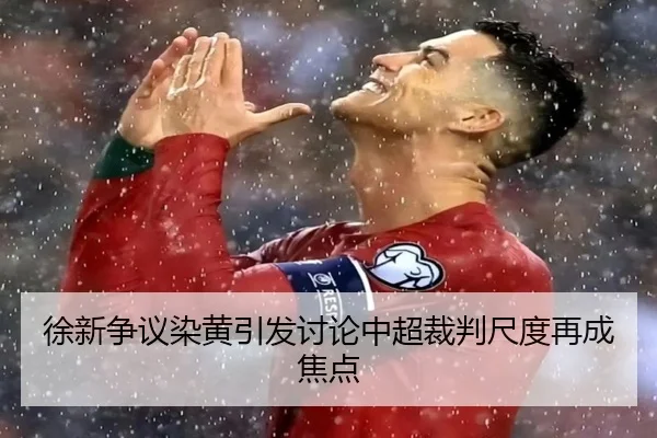 徐新争议染黄引发讨论中超裁判尺度再成焦点 - top